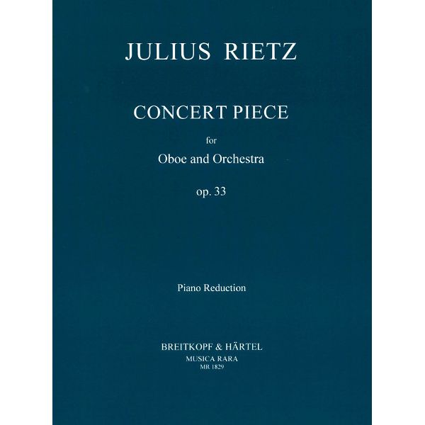 Breitkopf & Härtel Rietz Konzertstück op. 33 Oboe