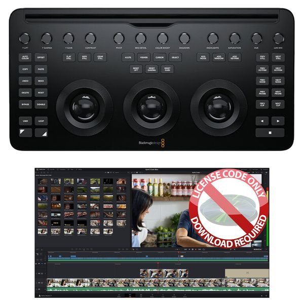 Blackmagic Design Resolve Micro Color Pan Bundle
