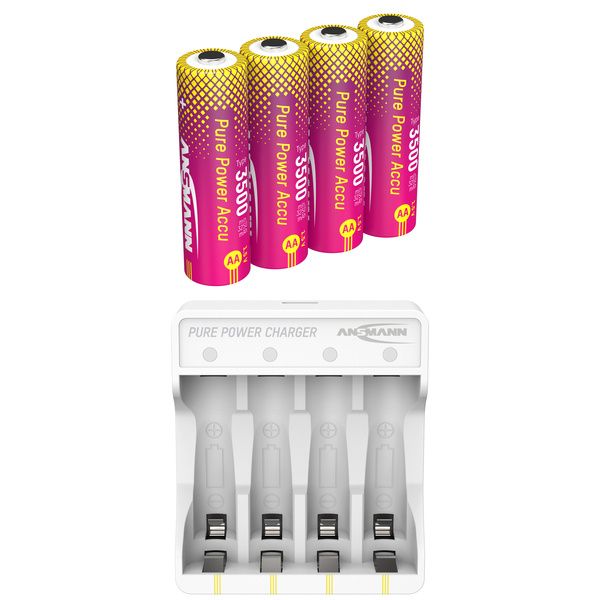 Ansmann AA 3500 mAh Charging Bundle