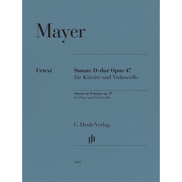 Henle Verlag Mayer Sonate Violoncello op.47